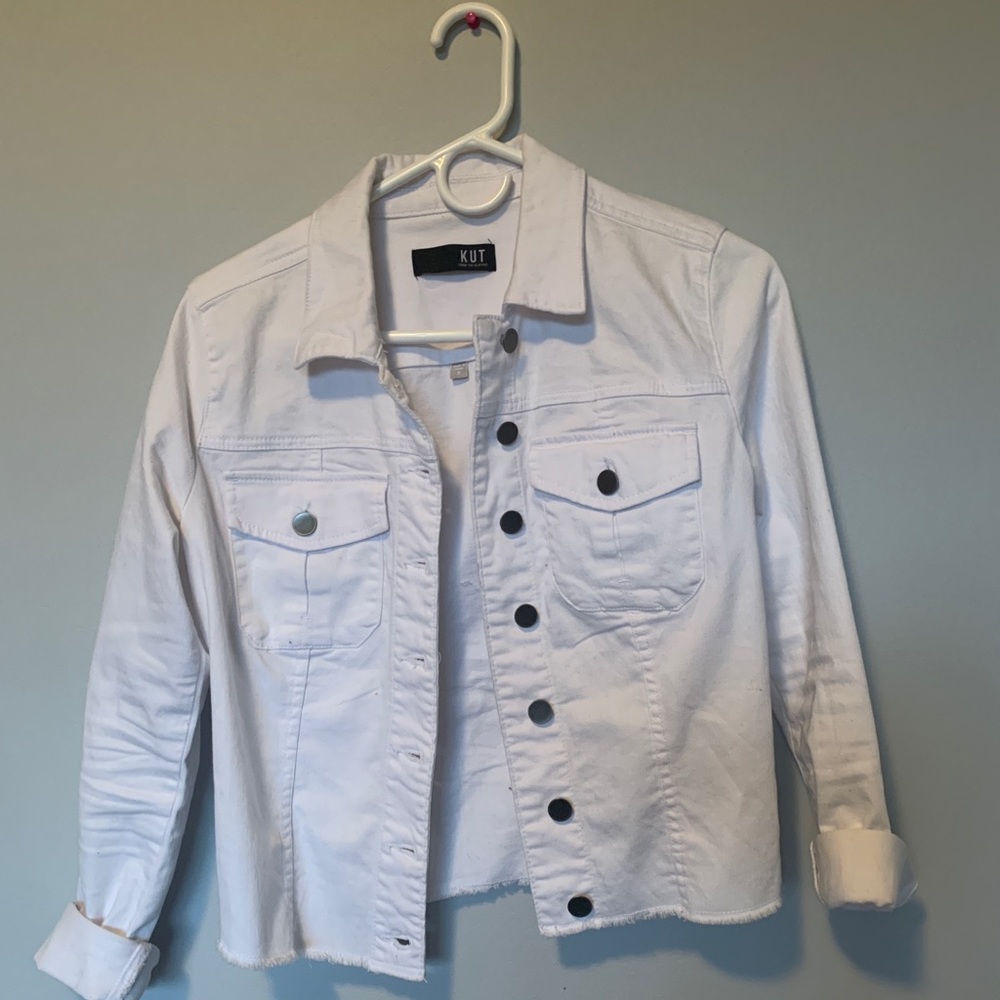 Kut White jean jacket